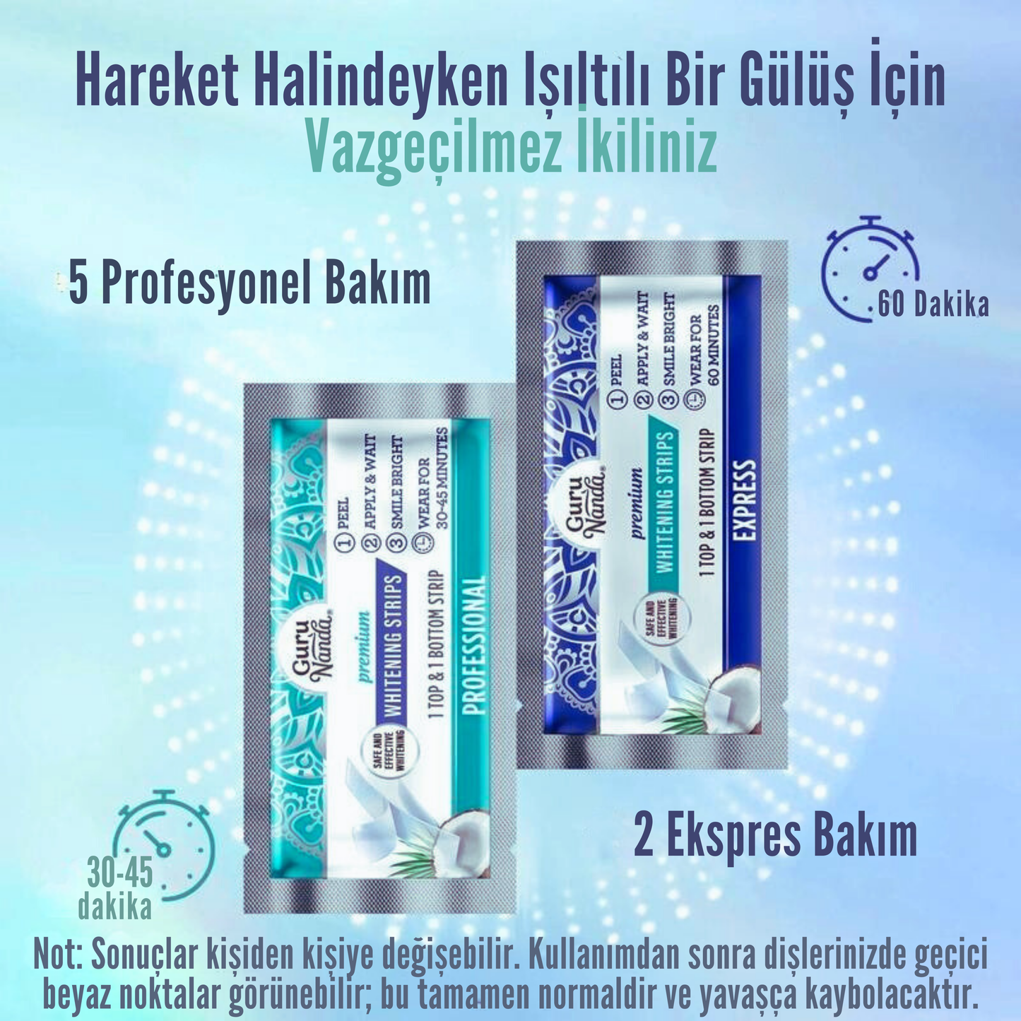 Eloura Diş Beyazlatma Bantları