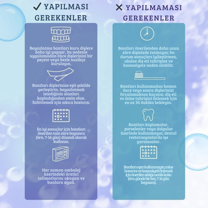 Eloura Diş Beyazlatma Bantları